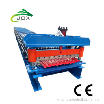 Color coated roof sheet forming machine